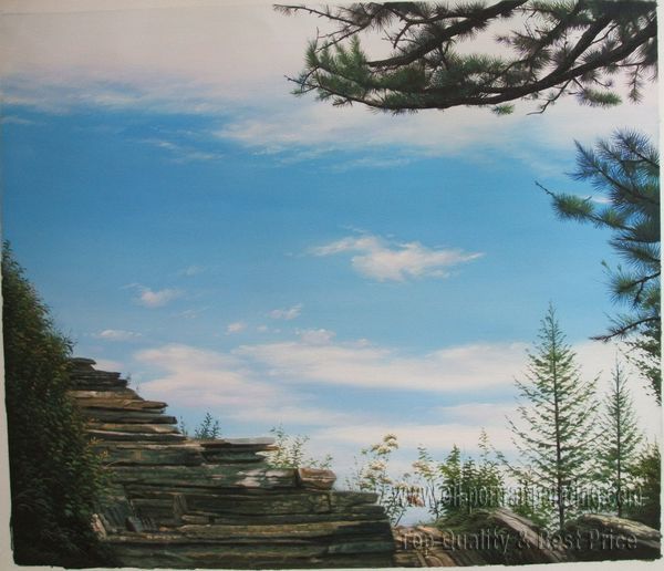 Finished Scenery Oil Painting Sample seven