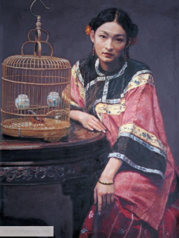 Chen Yi Fei portrait painting seven