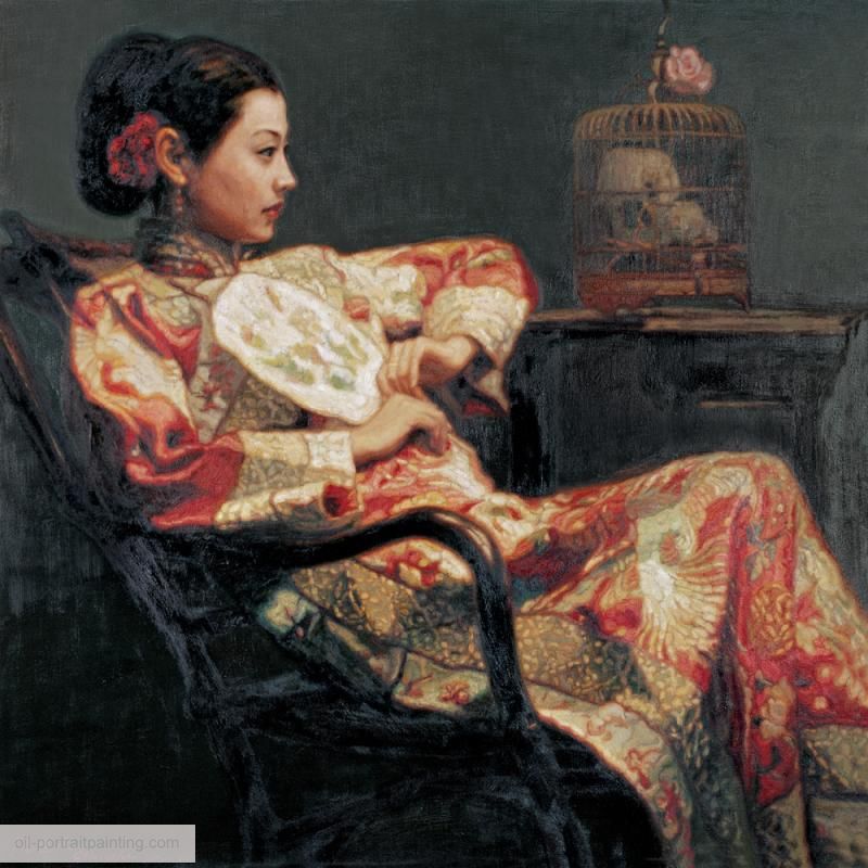 Chen Yi Fei portrait painting thirteen