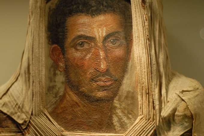 Egyptian mummy portrait